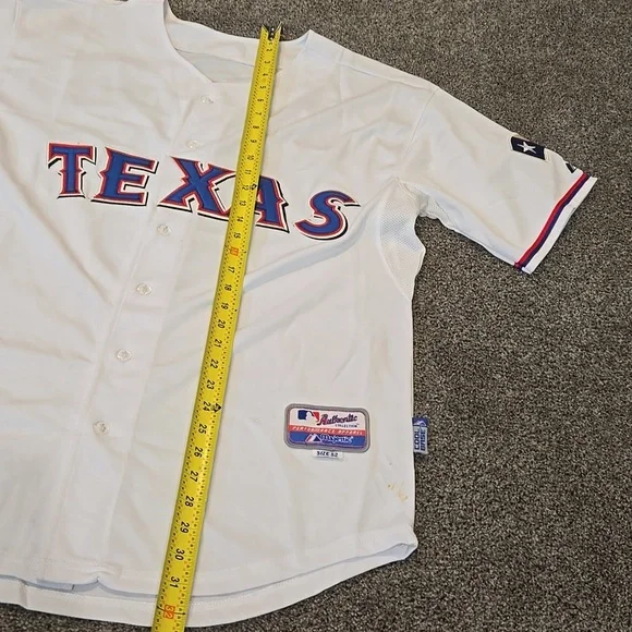 Texas Rangers lan Kinsler #5Majestic Cool Base JerseyWorld Series SZ 52/XL